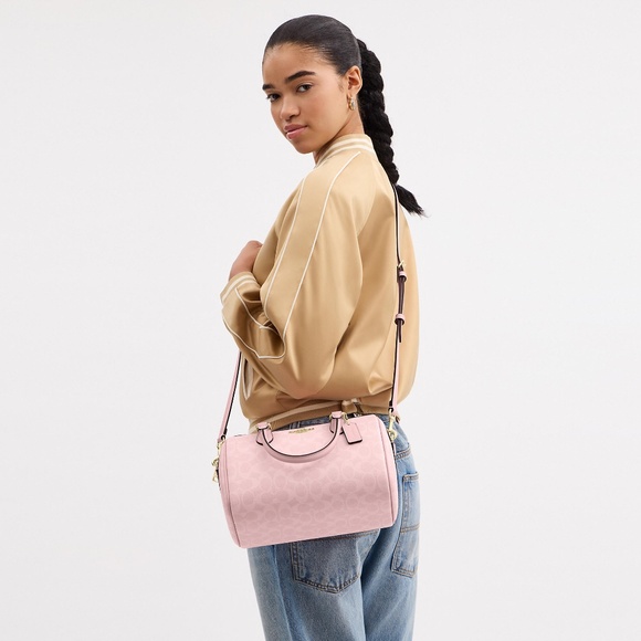 Rowan Satchel Bag In Signature Canvas - Picture 8 of 10